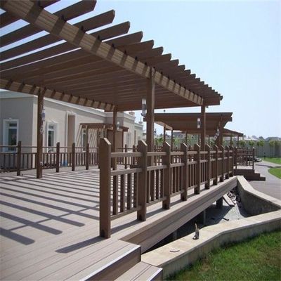 material compuesto de la pérgola de madera del patio de los 2.9M OakAnti Corrosion WPC para la pérgola