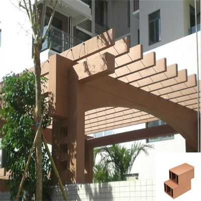 material compuesto de la pérgola de madera del patio de los 2.9M OakAnti Corrosion WPC para la pérgola