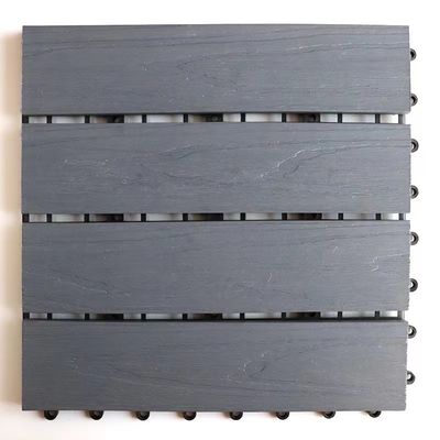 La cubierta que entrelaza de Diy del HDPE de WPC teja solar Decking compuesto plástico de madera de Wpc