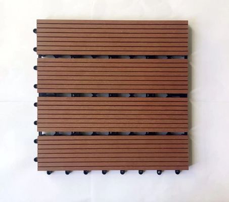 La cubierta que entrelaza de Diy del HDPE de WPC teja solar Decking compuesto plástico de madera de Wpc